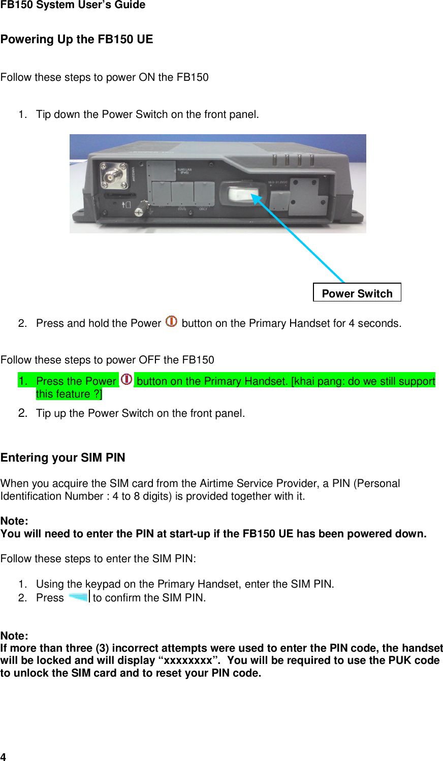          