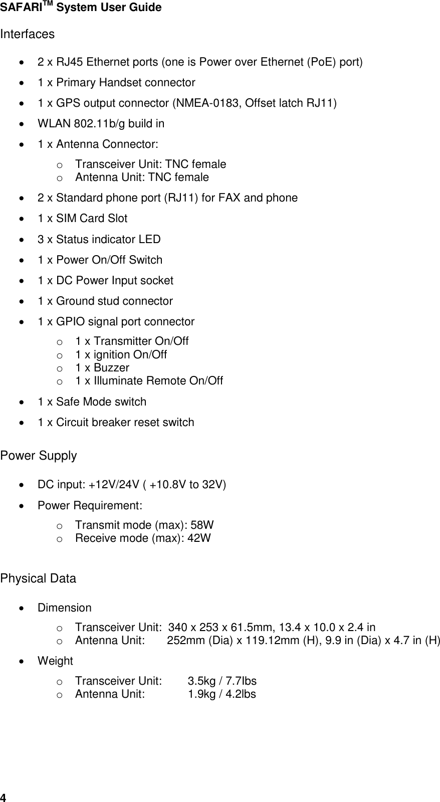 Page 10 of Addvalue Communications WESAFARI INMARSAT BGAN LAND MOBILE SATELLITE TERMINAL+ 802.11 b/g User Manual 