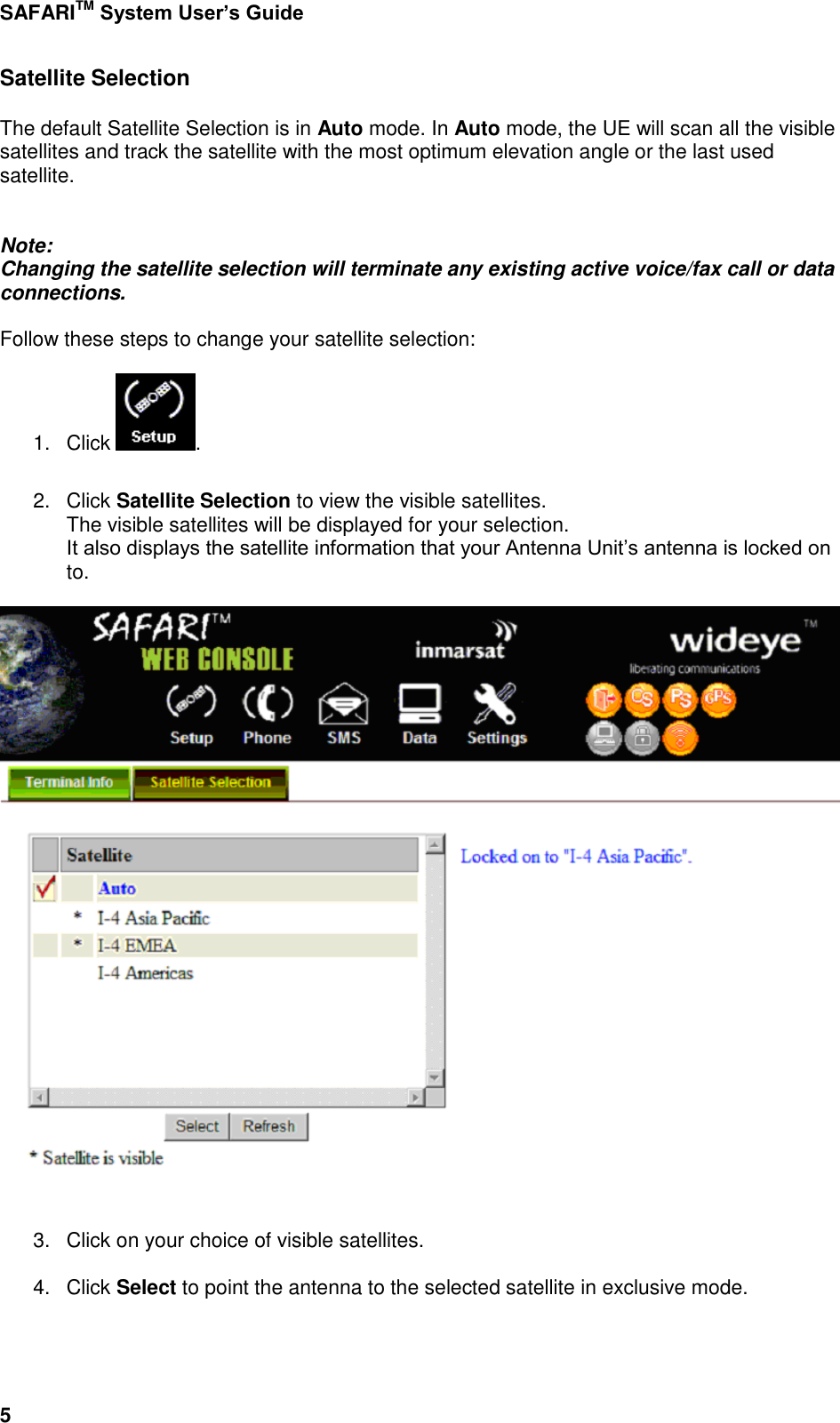 Page 53 of Addvalue Communications WESAFARI INMARSAT BGAN LAND MOBILE SATELLITE TERMINAL+ 802.11 b/g User Manual 