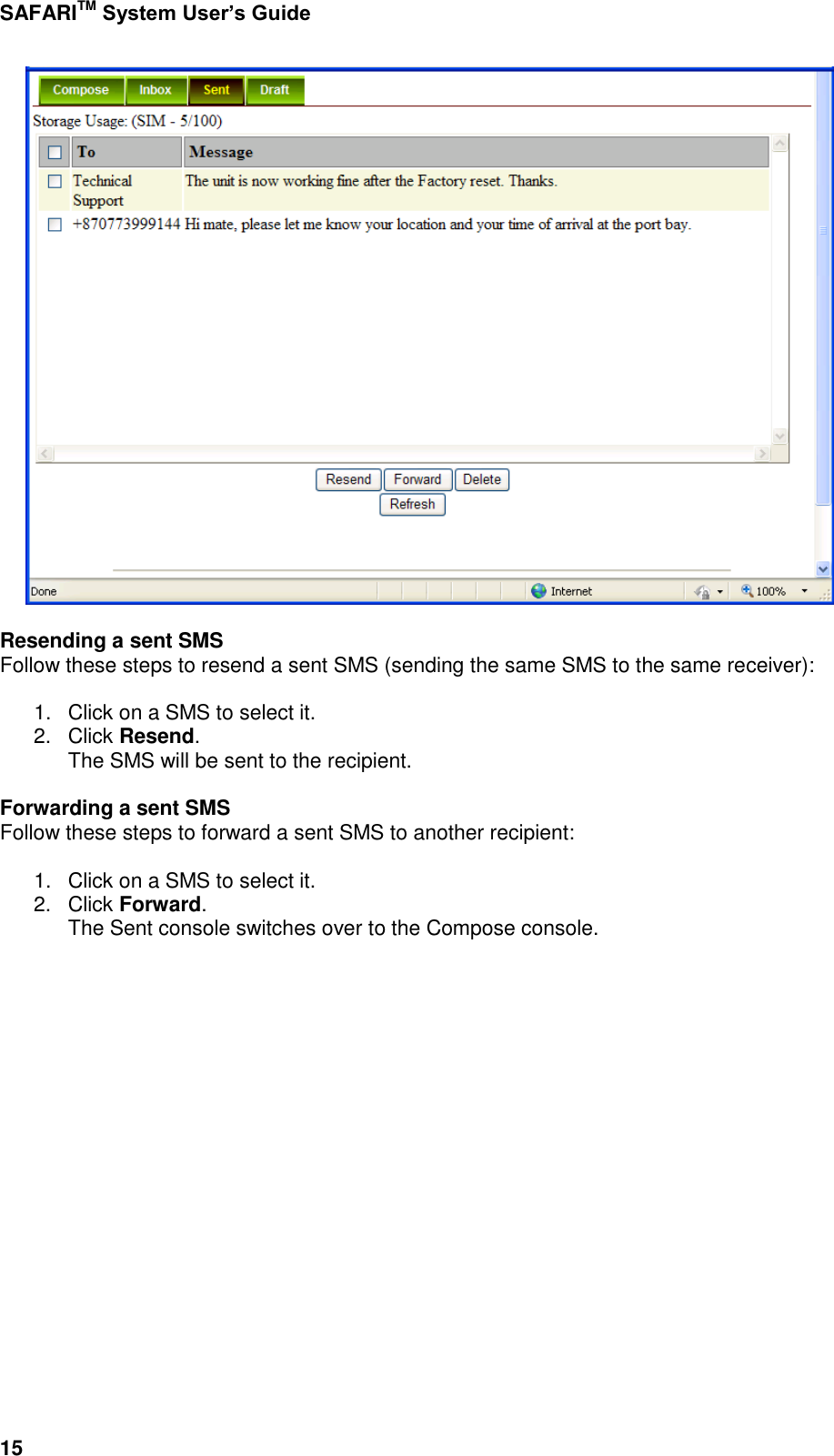Page 63 of Addvalue Communications WESAFARI INMARSAT BGAN LAND MOBILE SATELLITE TERMINAL+ 802.11 b/g User Manual 