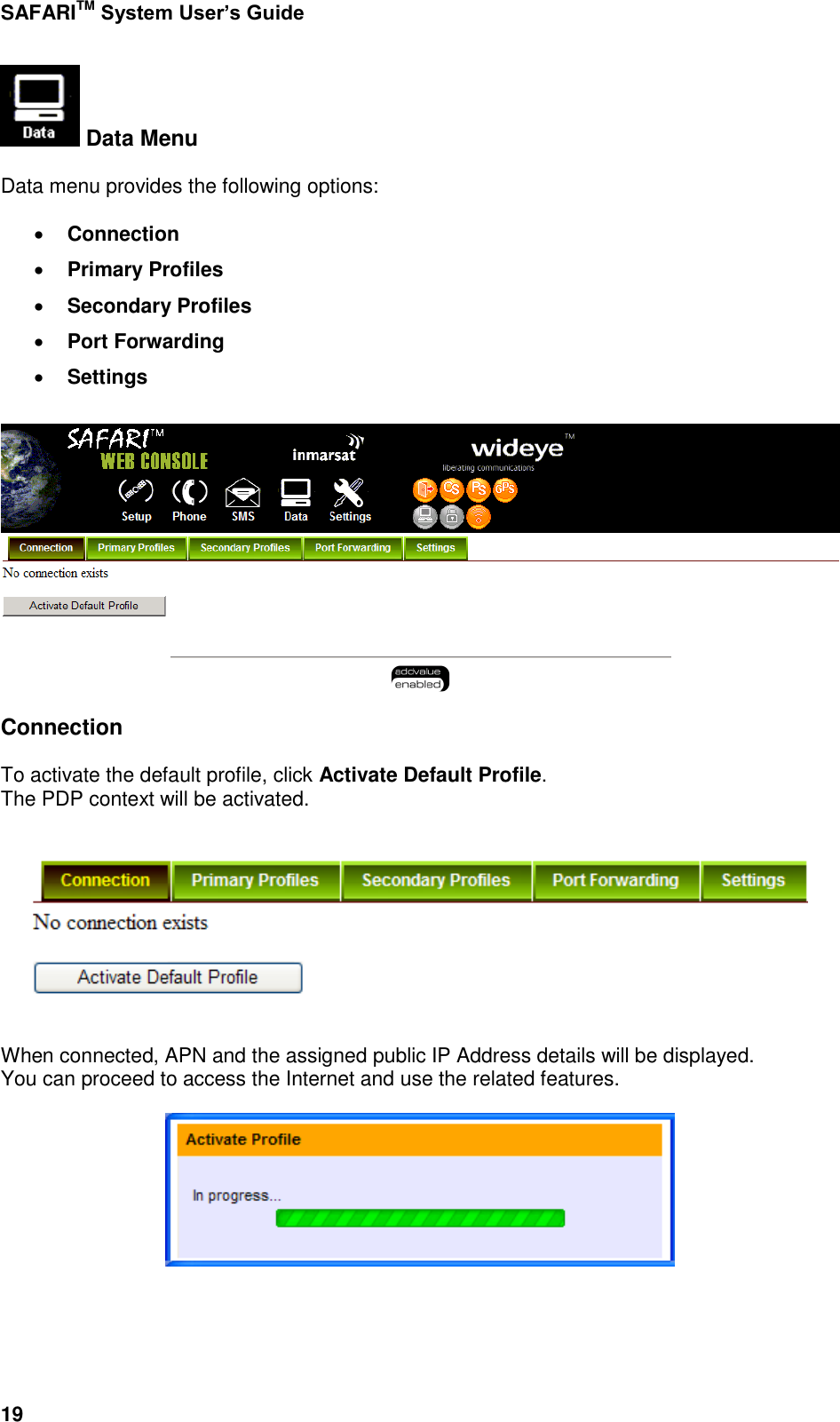 Page 67 of Addvalue Communications WESAFARI INMARSAT BGAN LAND MOBILE SATELLITE TERMINAL+ 802.11 b/g User Manual 