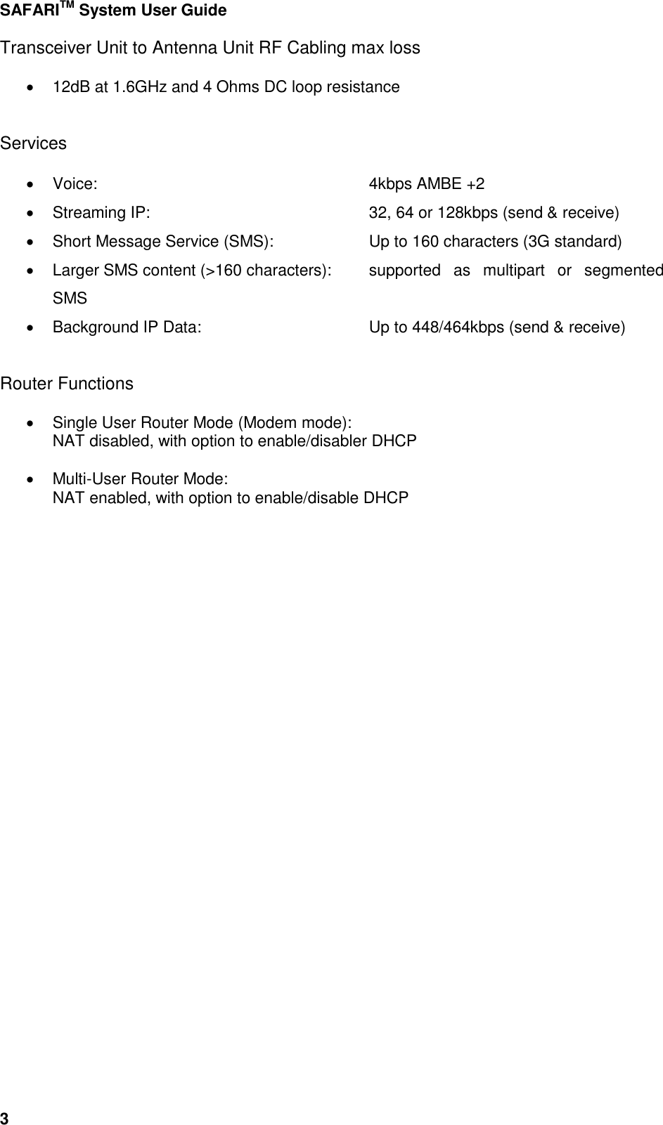 Page 9 of Addvalue Communications WESAFARI INMARSAT BGAN LAND MOBILE SATELLITE TERMINAL+ 802.11 b/g User Manual 