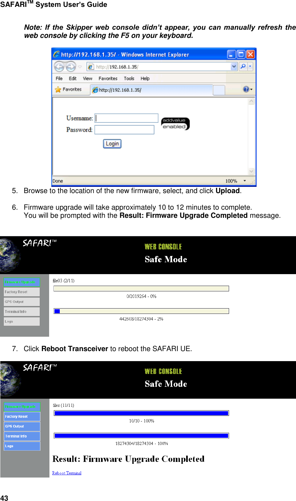 Page 91 of Addvalue Communications WESAFARI INMARSAT BGAN LAND MOBILE SATELLITE TERMINAL+ 802.11 b/g User Manual 