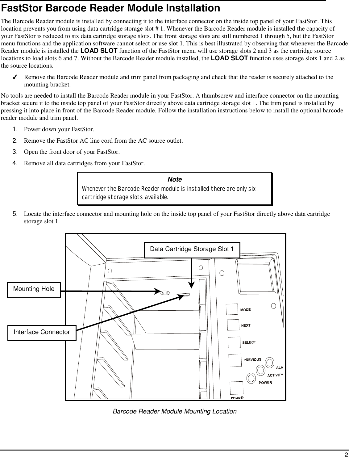 Page 4 of 8 - Adic Adic-Faststor-22-Users-Manual-  Adic-faststor-22-users-manual