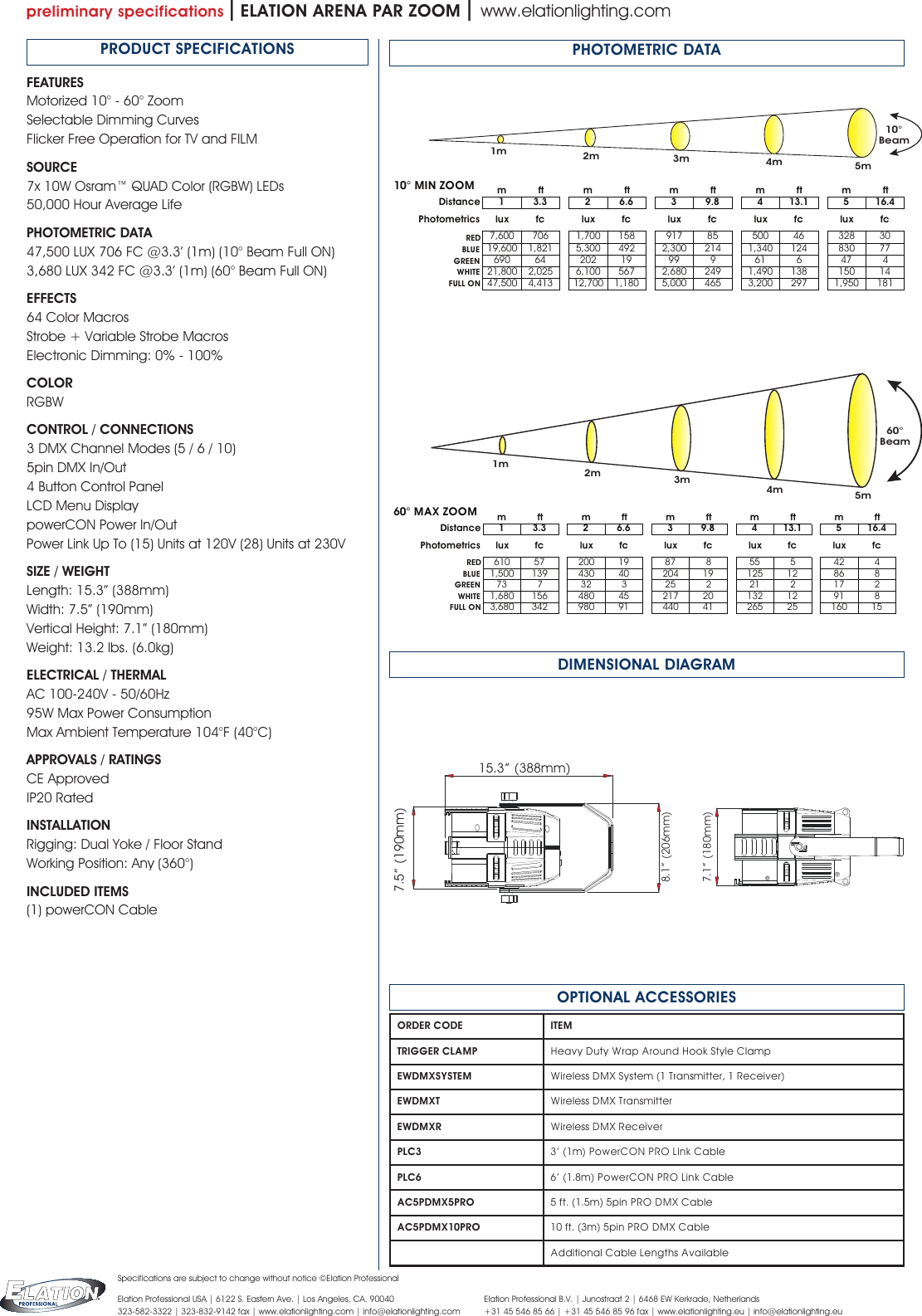 Page 2 of 2 - 1236100113 Specification Sheet