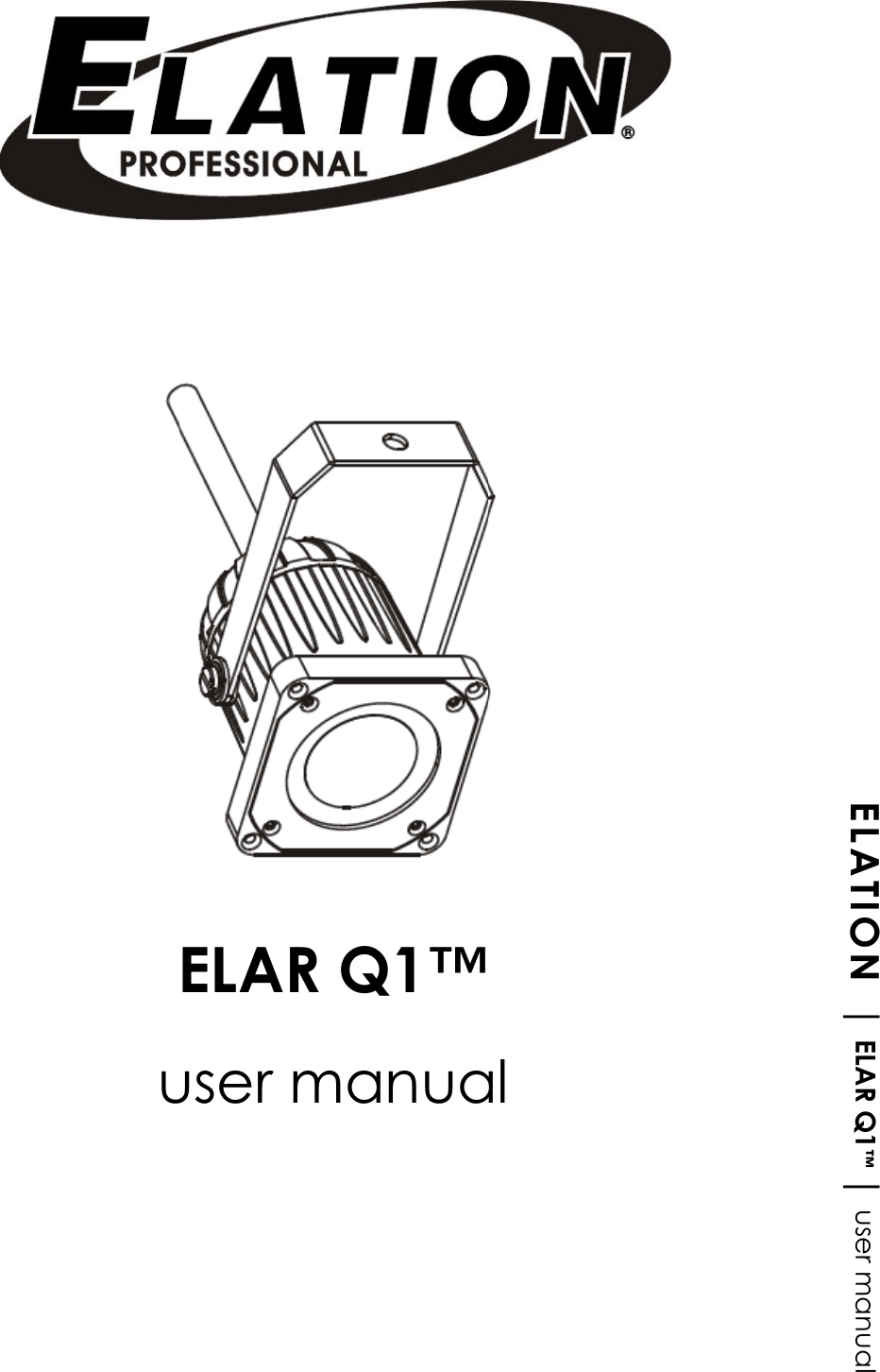 ELATION ELAR Q1 USER MANUAL VER 1