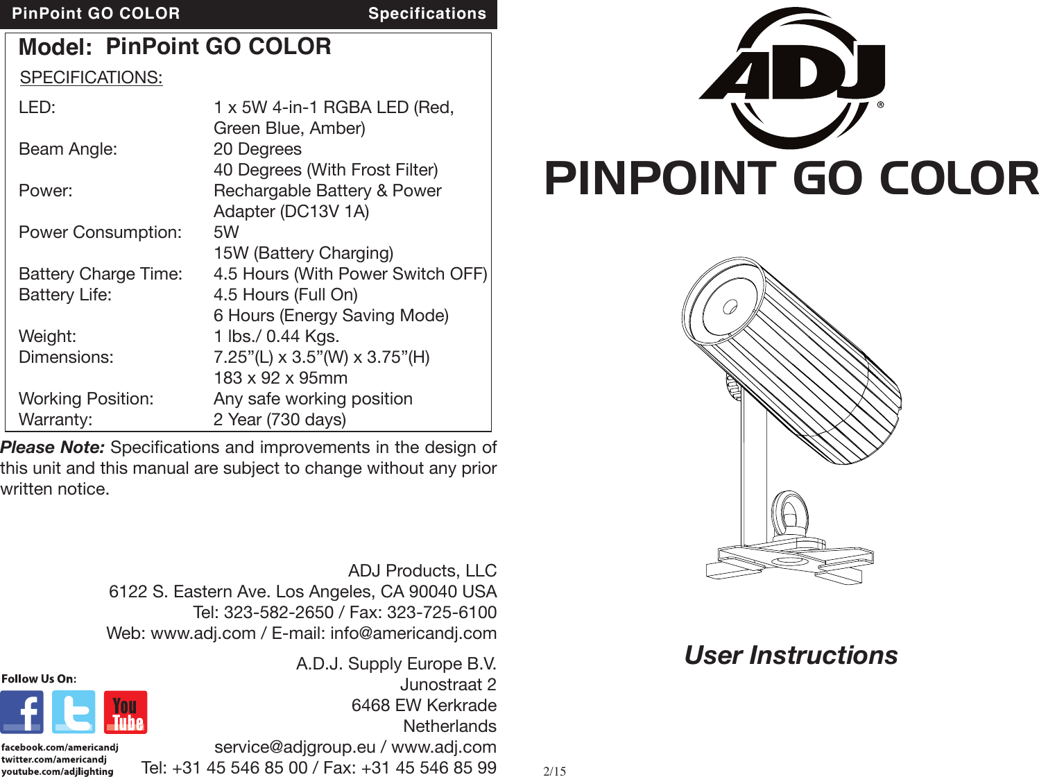 Page 1 of 6 - Pin Point GO COLOR