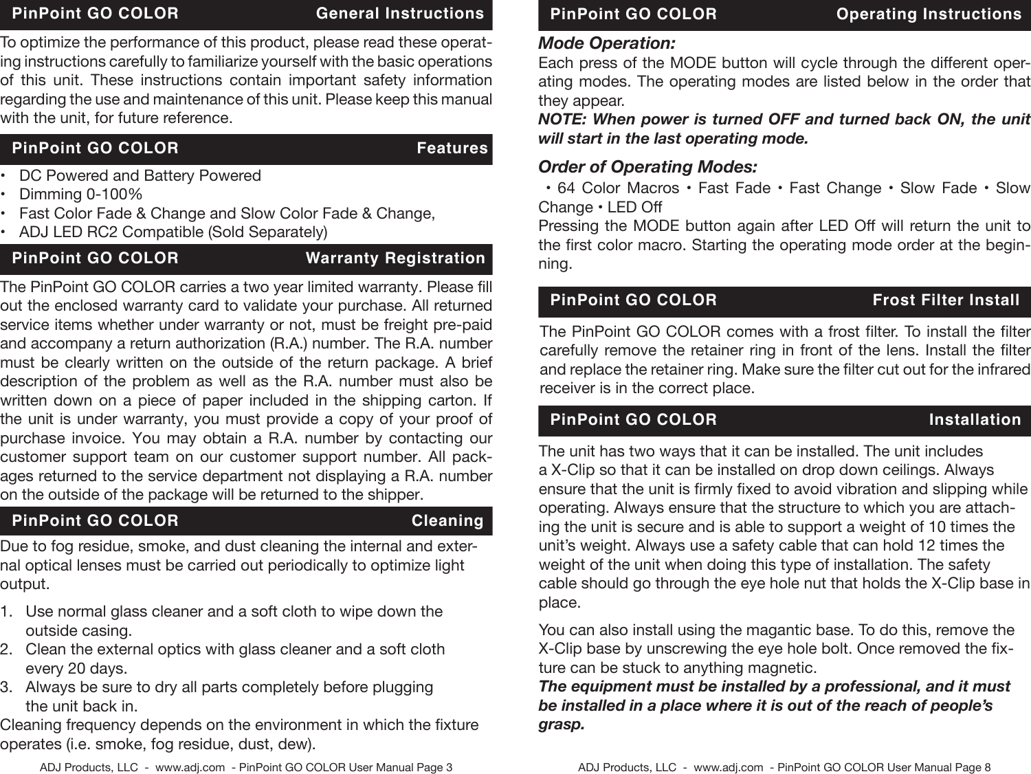 Page 4 of 6 - Pin Point GO COLOR