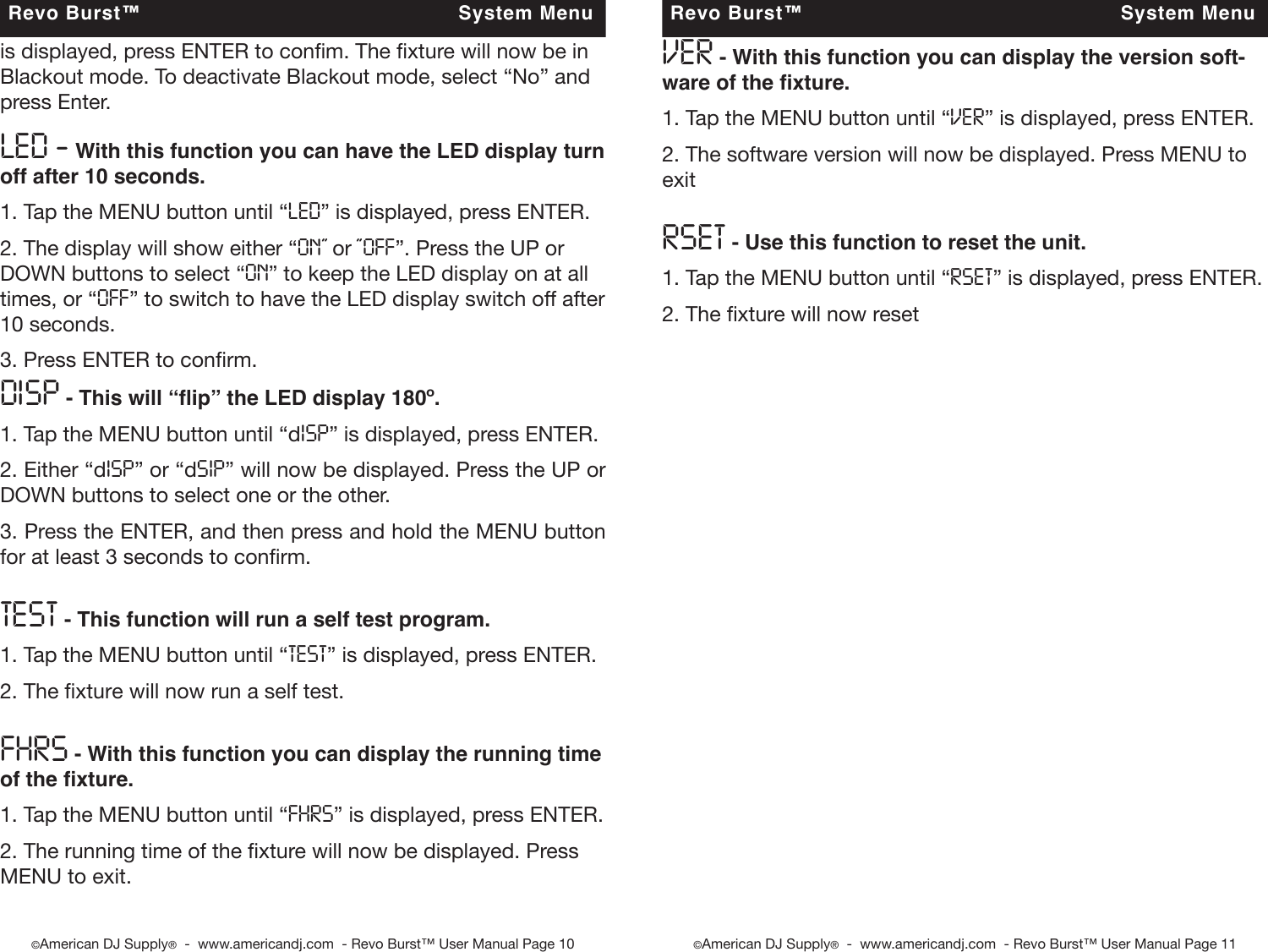 Page 10 of 10 - Adj Revo Burst Lo User Manual