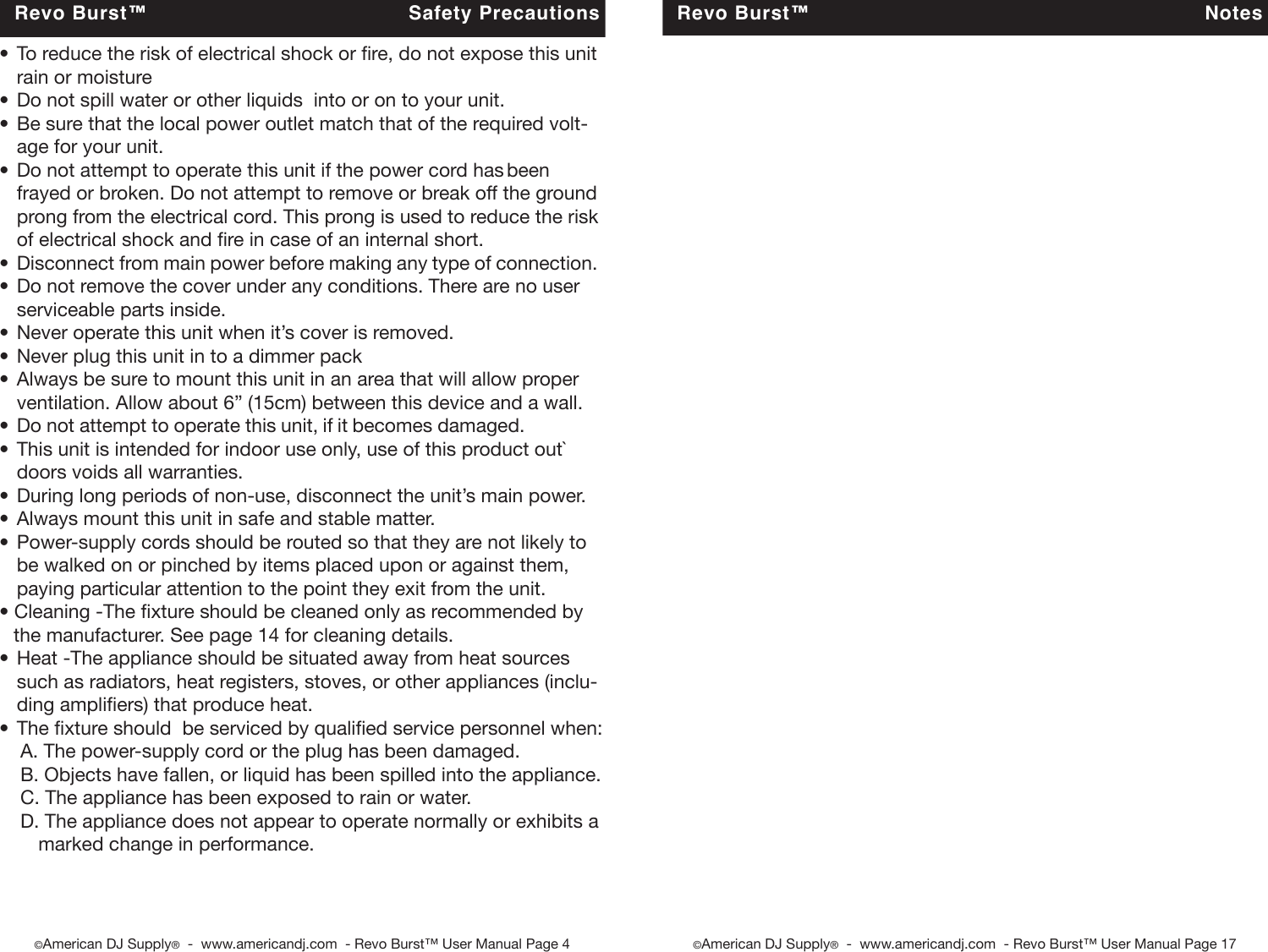 Page 4 of 10 - Adj Revo Burst Lo User Manual