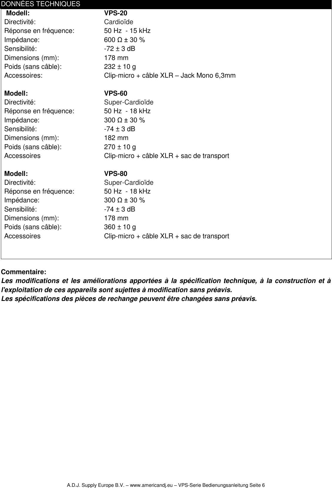 Vps Series Fr Rev 03 18