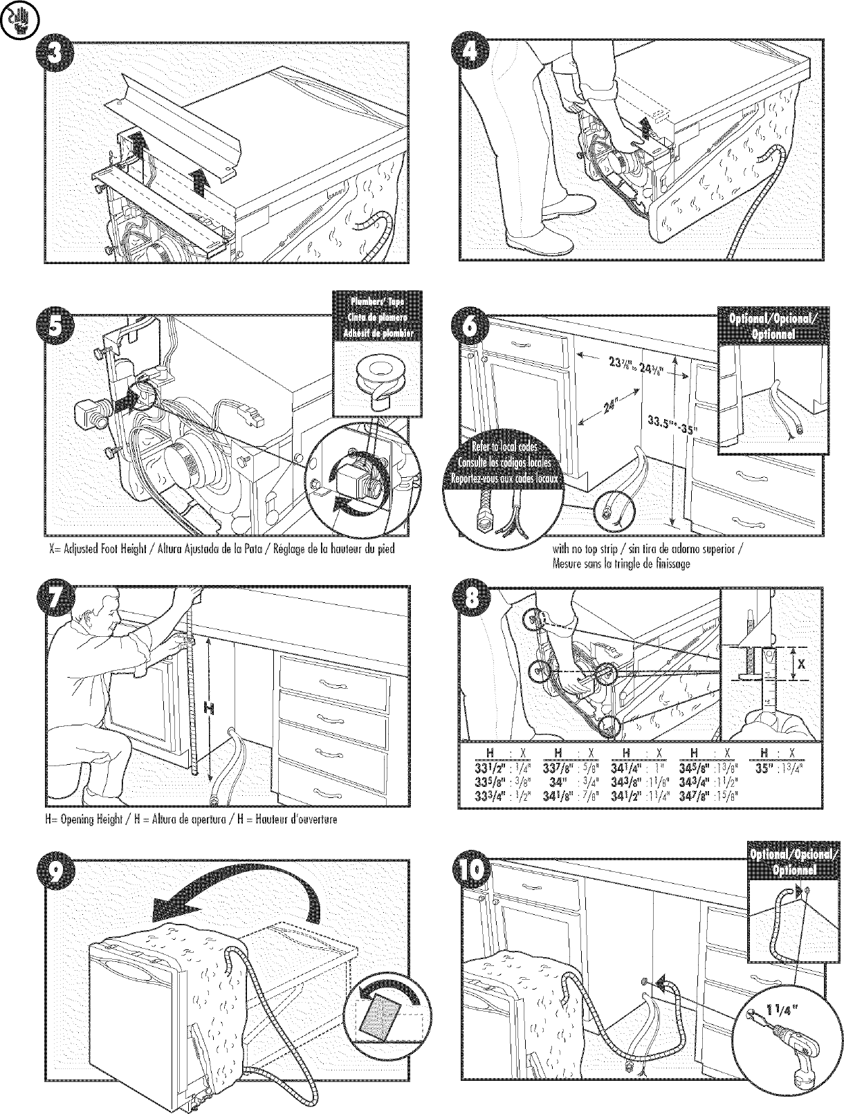 Admiral DWD1500AWB User Manual TALL TUB DISHWASHER Manuals And Guides