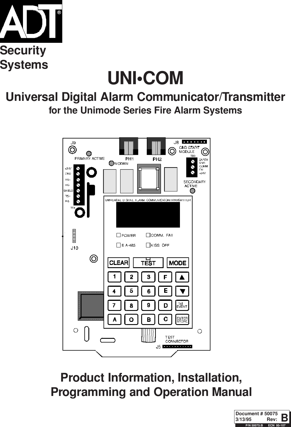 Adt Security Services Universal Digital Alarm Communicator Transmitter