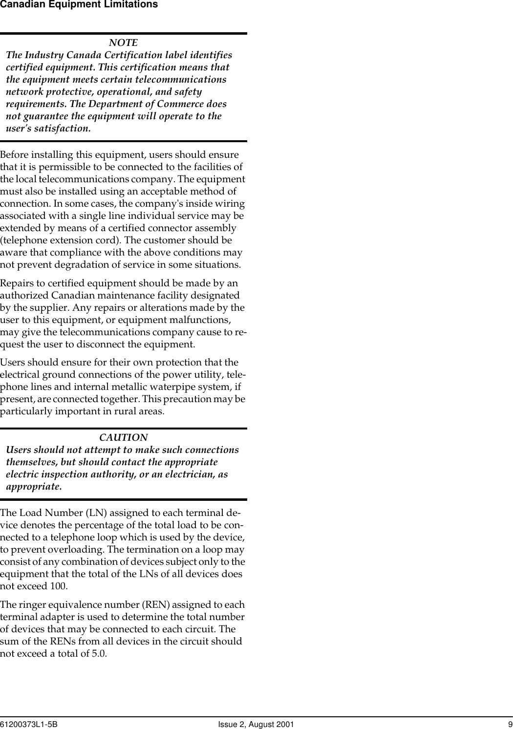 Page 9 of 10 - Adtran Adtran-Total-Access-850-Users-Manual- 61200373L1-5B  Adtran-total-access-850-users-manual