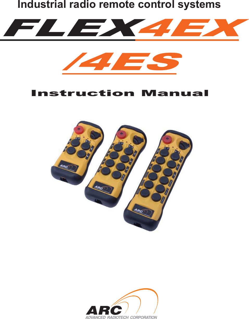 Industrial radio remote control systemsFLEX4EX/4ESInstruction Manual 