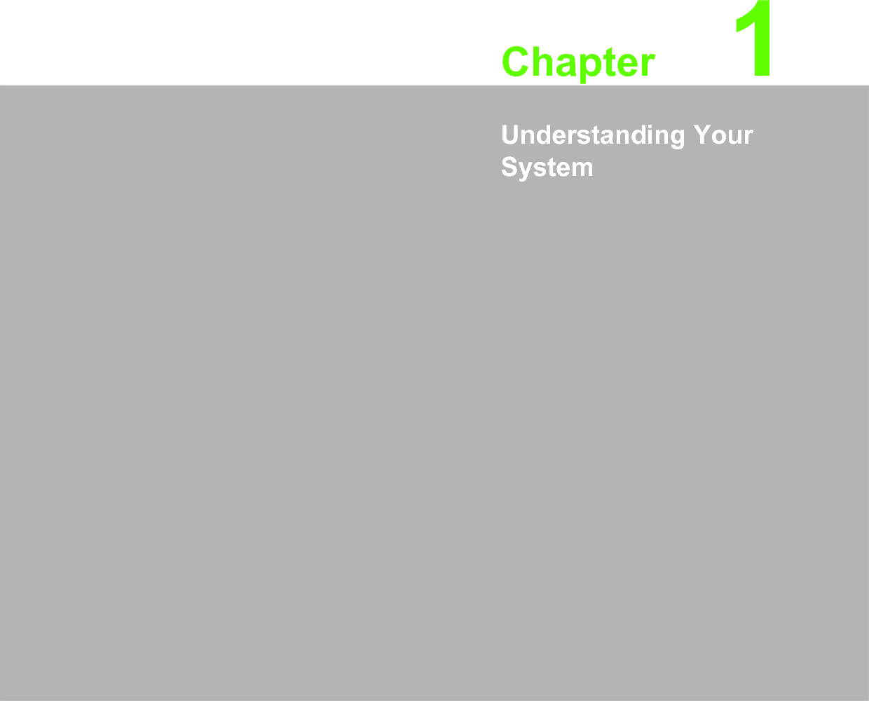 Chapter 11Understanding Your System 