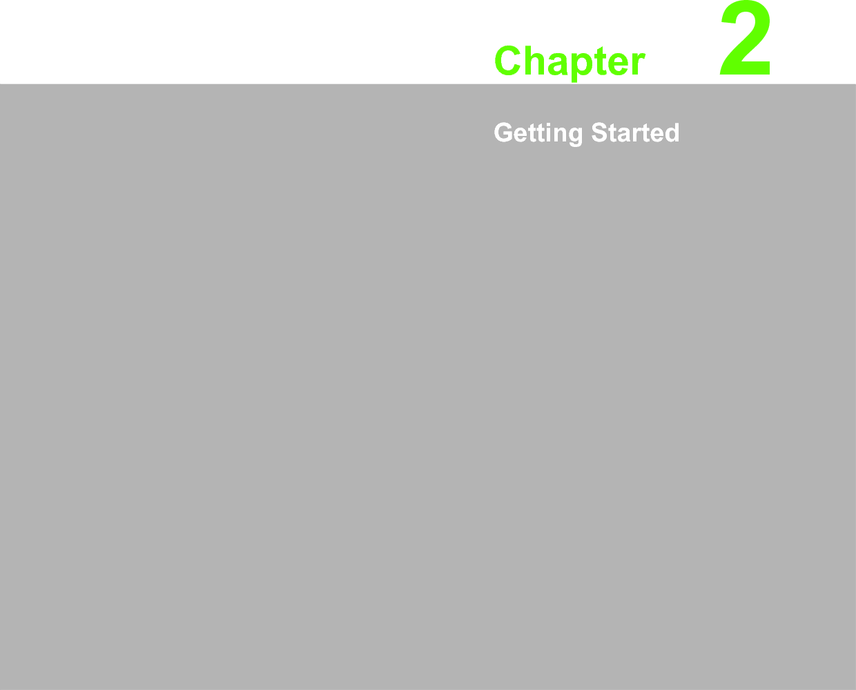 Chapter 22Getting Started