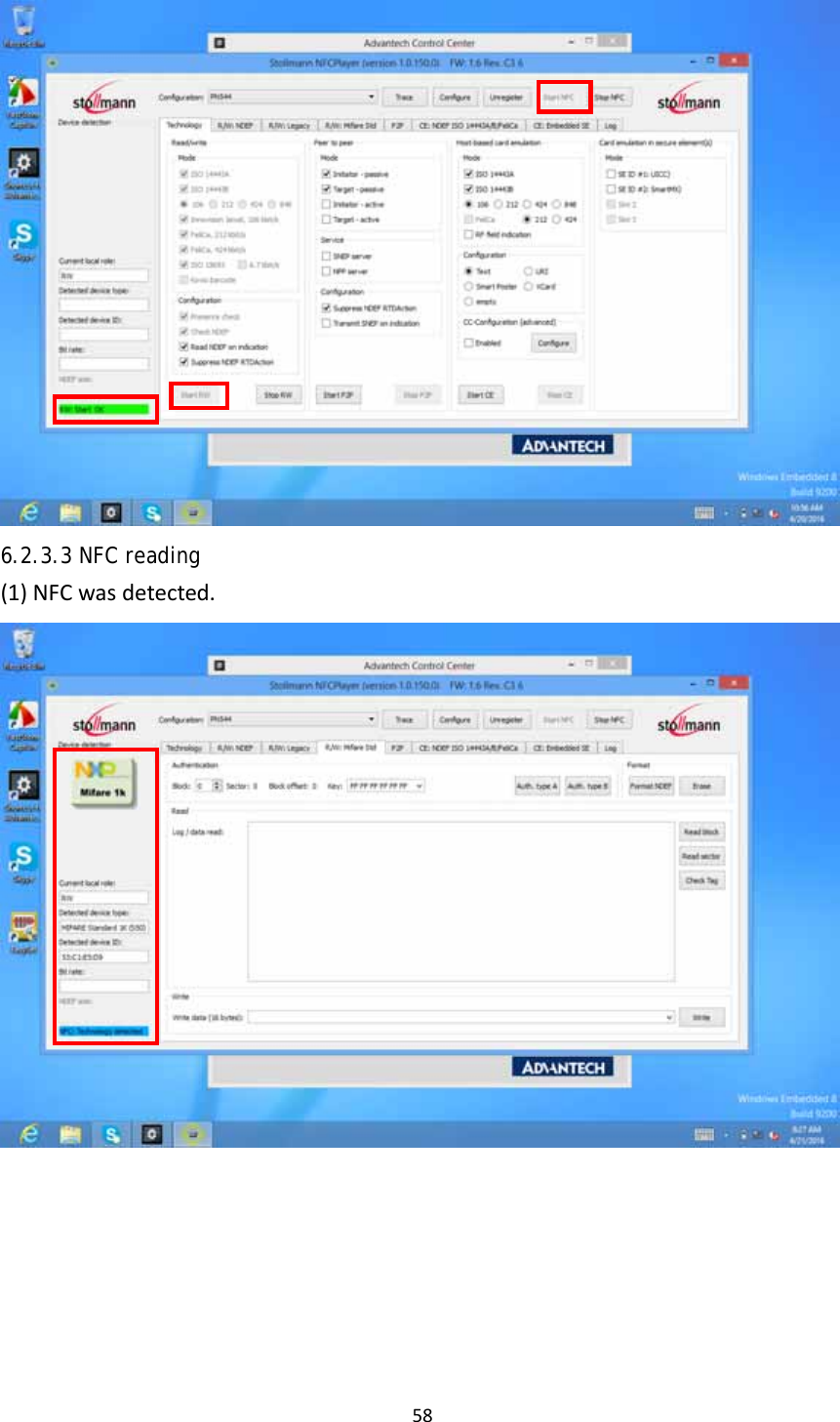 586.2.3.3 NFC reading (1)NFCwasdetected.