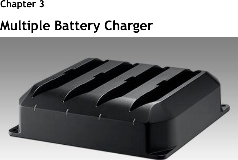 Chapter 3 Multiple Battery Charger     