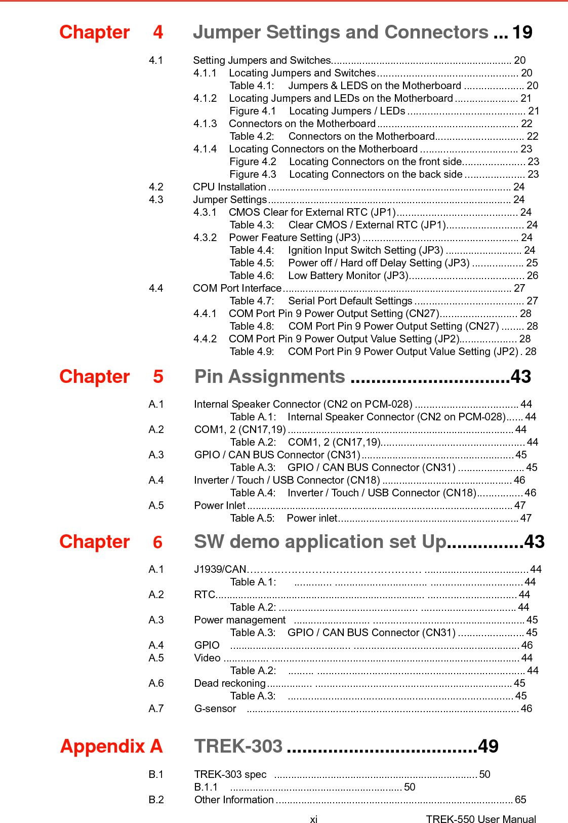                          Chapter1     1 General InformationThis chapter gives backgroundinformation on the TREK-550 Computing Box.   Sections include:  ! Introduction ! General Specifications ! Dimensions 