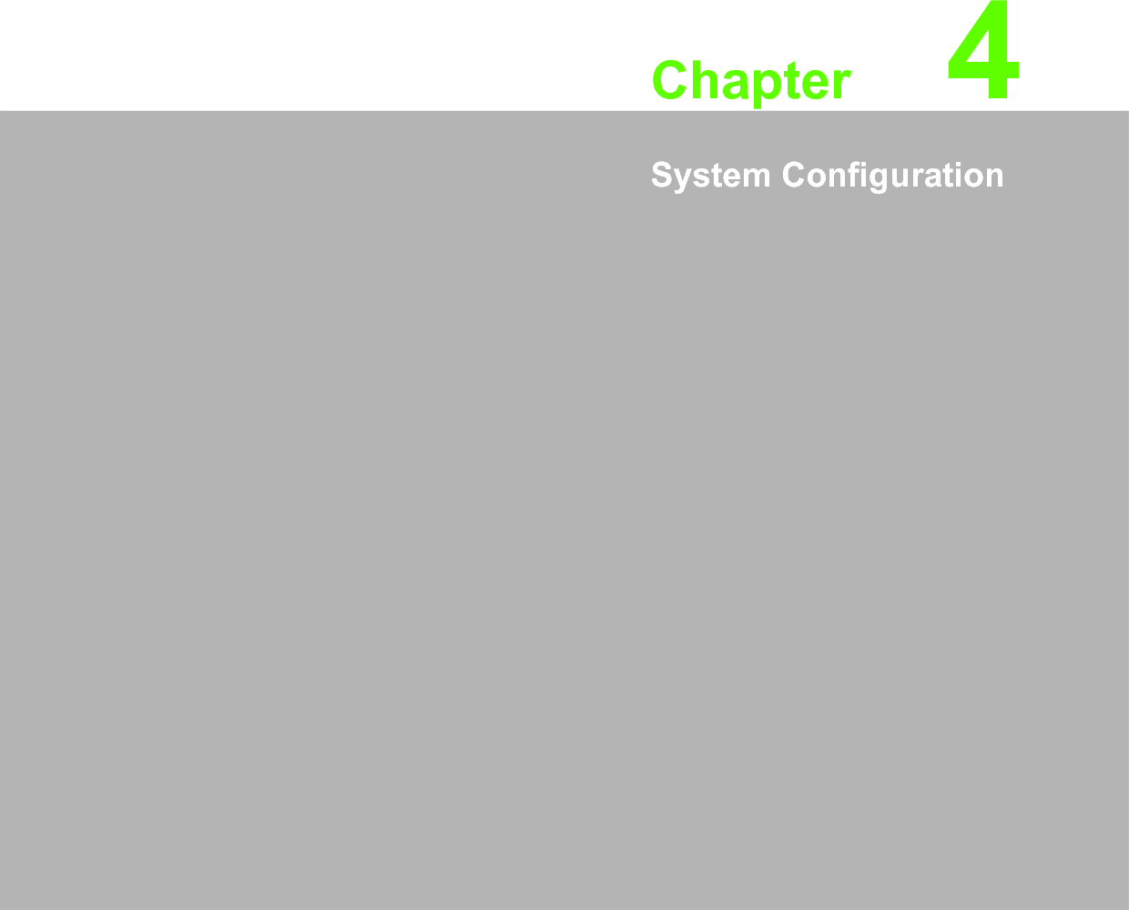 Chapter 44System Configuration