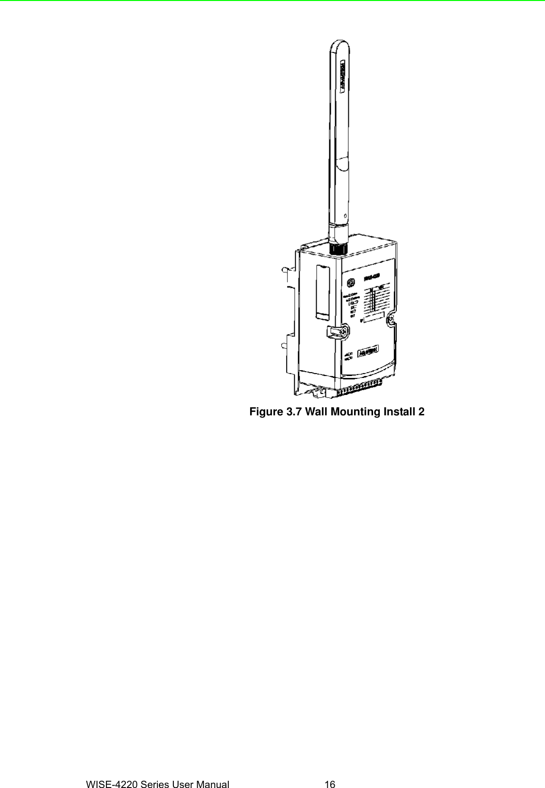 WISE-4220 Series User Manual 16Figure 3.7 Wall Mounting Install 2