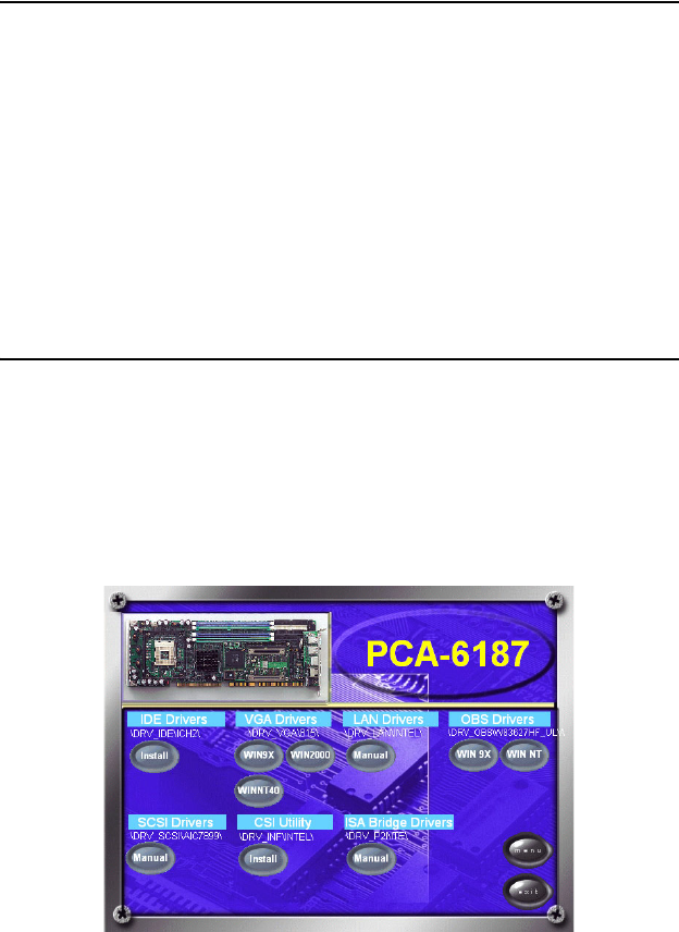Advantech Full Sized Pci Isa Bus Socket Pca 6187 Users Manual ...