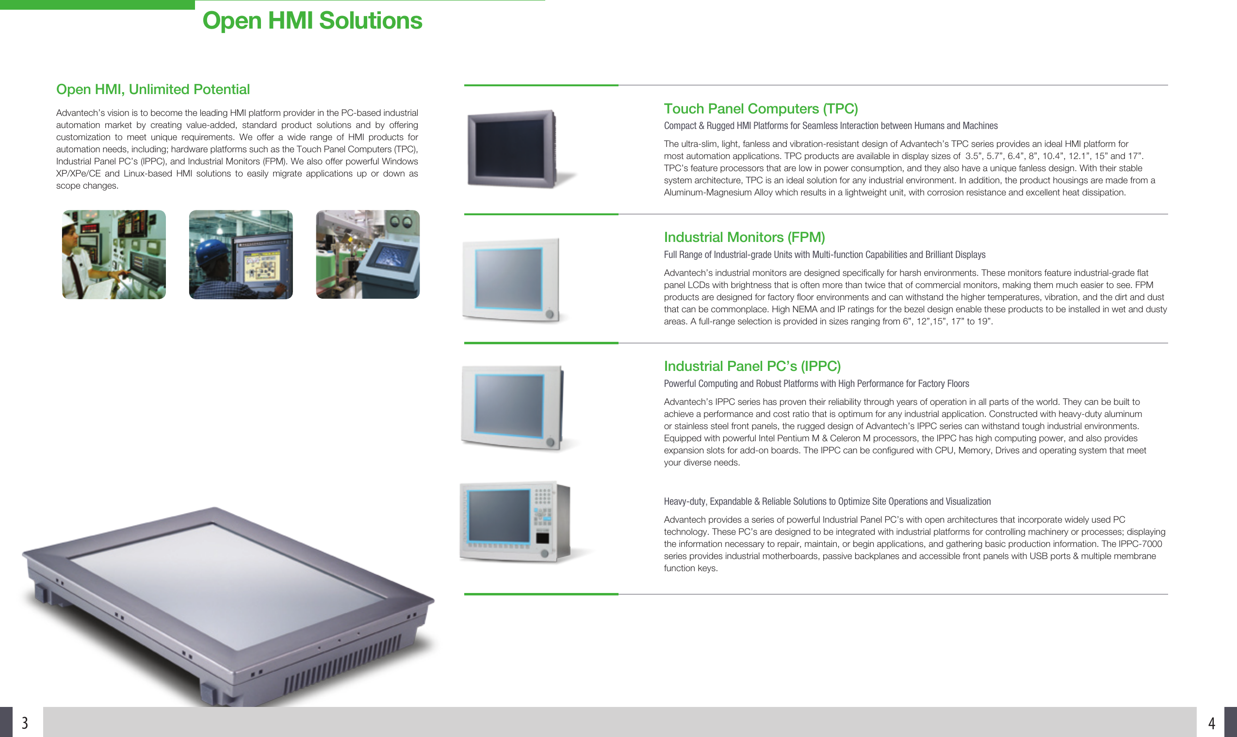 Page 3 of 12 - Advantech Advantech-Touch-Panel-Computers-Users-Manual-  Advantech-touch-panel-computers-users-manual