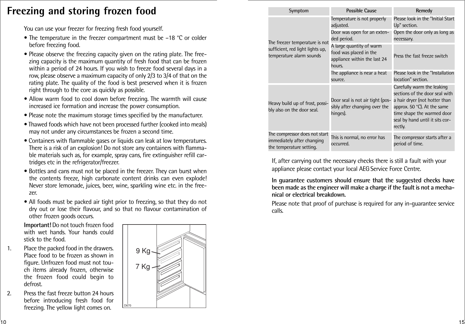 Page 10 of 12 - Aeg Aeg-Arctis-G-8-88-50-I-Users-Manual-  Aeg-arctis-g-8-88-50-i-users-manual