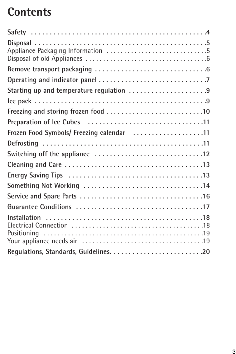 Page 3 of 12 - Aeg Aeg-Arctis-G-8-88-50-I-Users-Manual-  Aeg-arctis-g-8-88-50-i-users-manual