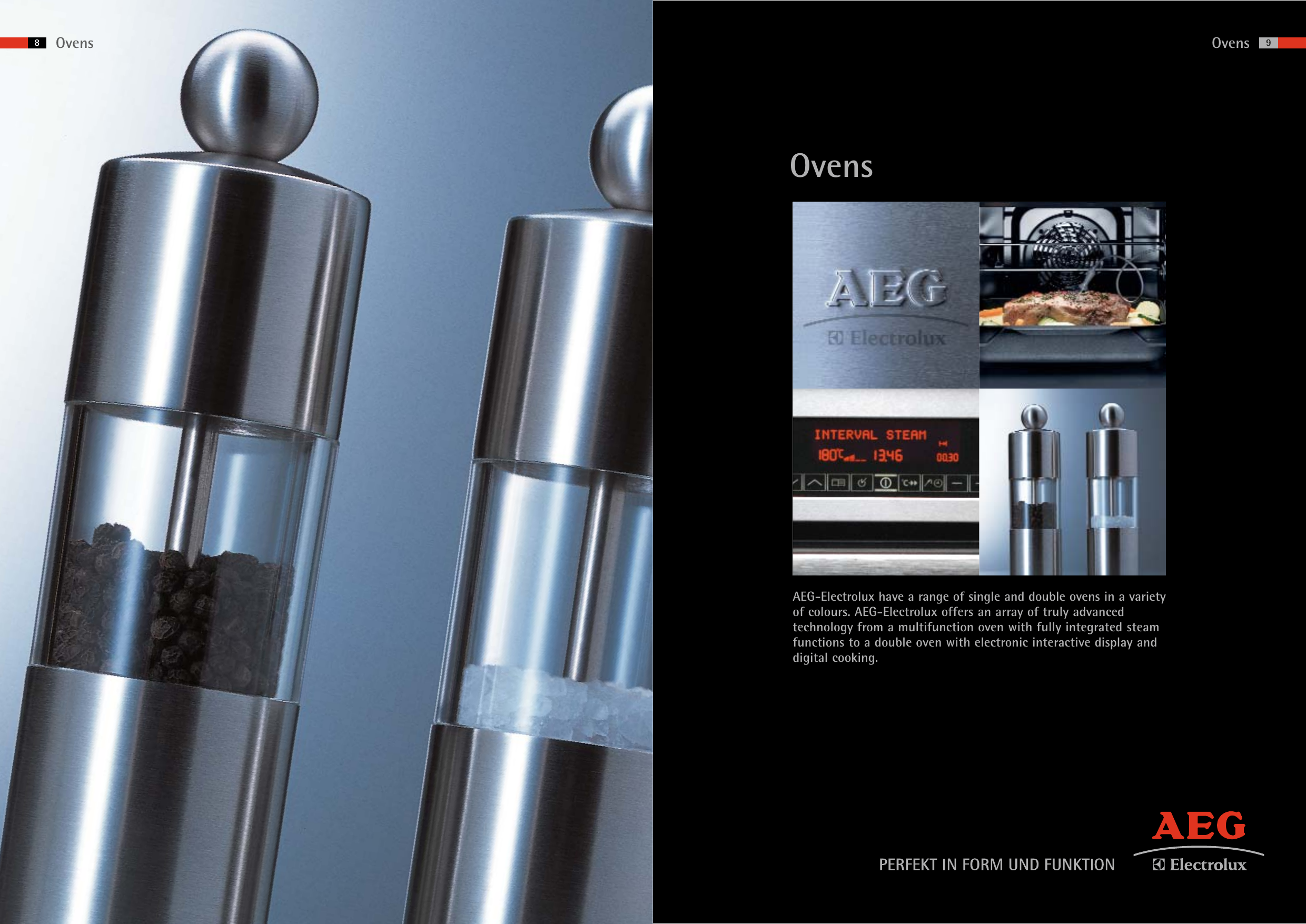 Page 1 of 11 - Aeg Aeg-Ovens-Users-Manual- 48888 MG Built-In Brochure 2008  Aeg-ovens-users-manual