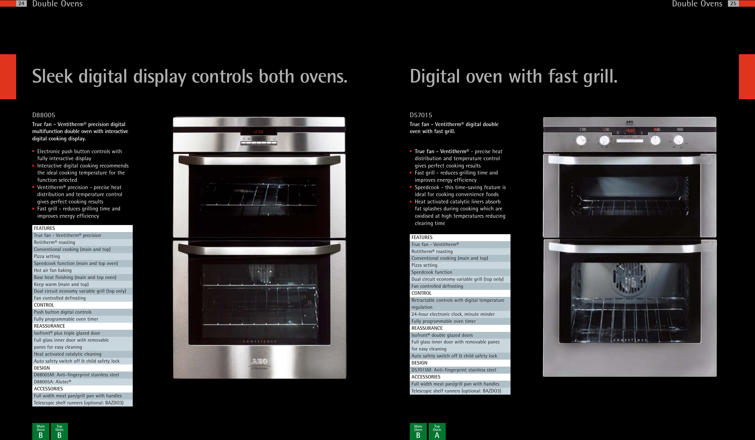 Page 9 of 11 - Aeg Aeg-Ovens-Users-Manual- 48888 MG Built-In Brochure 2008  Aeg-ovens-users-manual