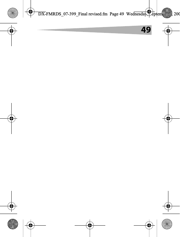 49DX-FMRDS_07-399_Final revised.fm  Page 49  Wednesday, September 5, 200