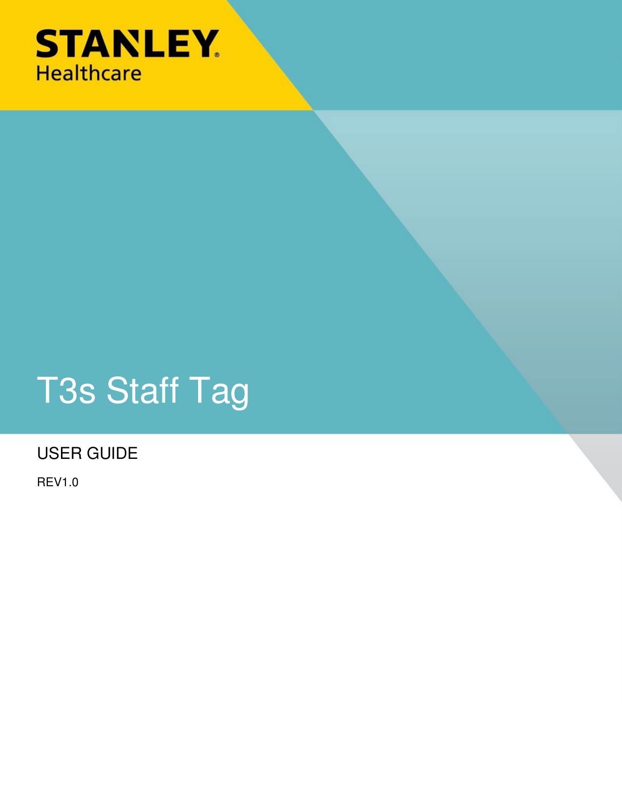  T3s Staff Tag USER GUIDE REV1.0 