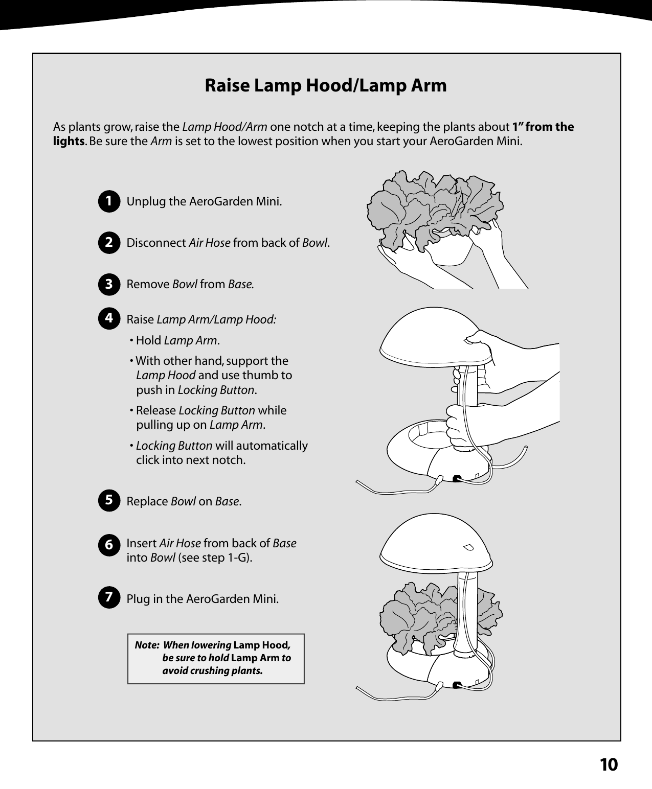 Page 11 of 12 - Aerogarden Aerogarden-Aerogarden-Mini-300291-Users-Manual-  Aerogarden-aerogarden-mini-300291-users-manual