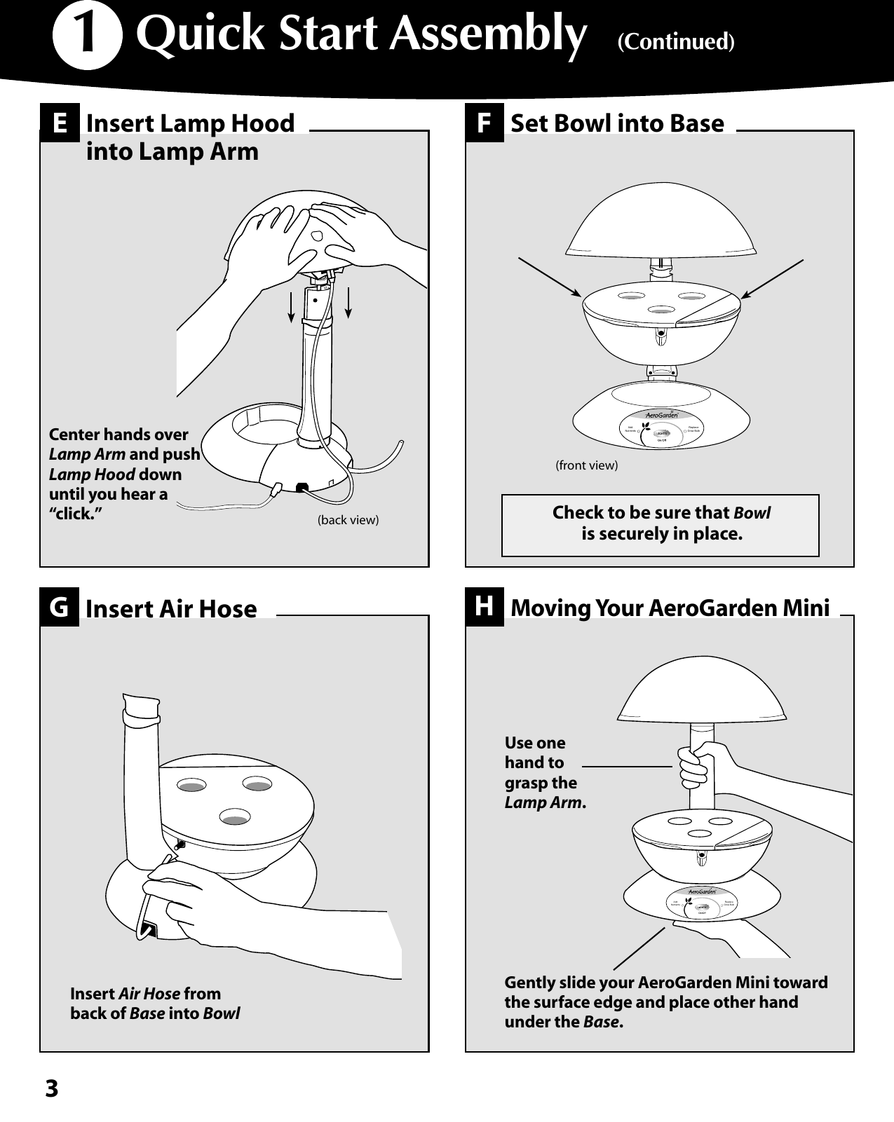 Page 4 of 12 - Aerogarden Aerogarden-Aerogarden-Mini-300291-Users-Manual-  Aerogarden-aerogarden-mini-300291-users-manual