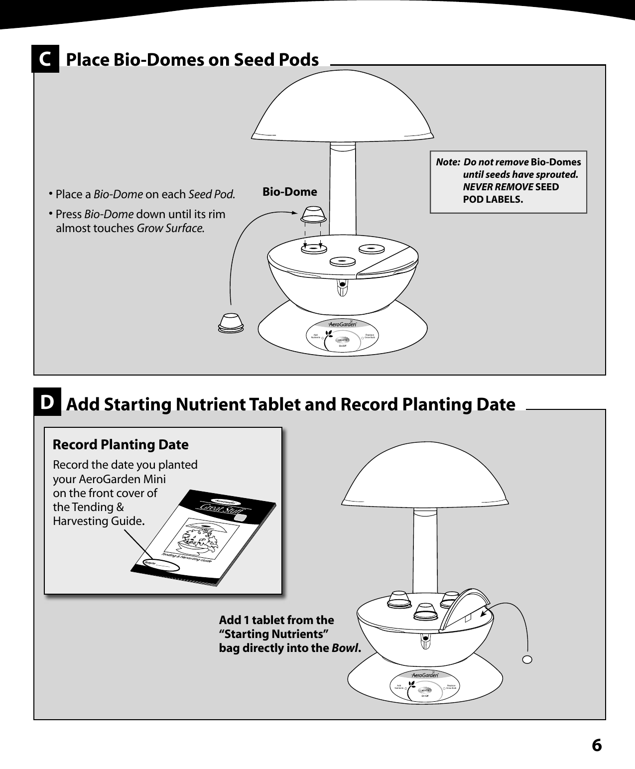 Page 7 of 12 - Aerogarden Aerogarden-Aerogarden-Mini-300291-Users-Manual-  Aerogarden-aerogarden-mini-300291-users-manual