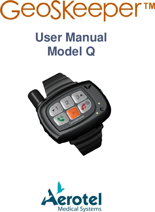     User Manual Model Q      
