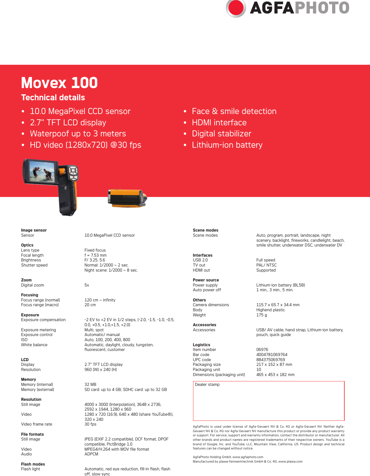 Page 2 of 2 - Agfa Agfa-Movex-100-Flyer-Flyer-  Agfa-movex-100-flyer-flyer