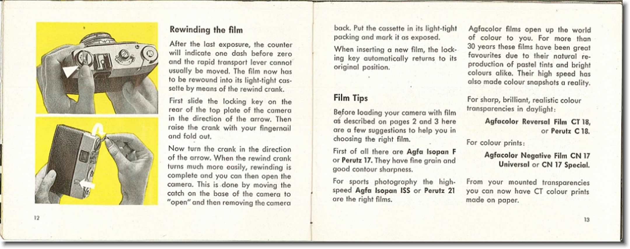 Page 8 of 11 - Agfa Agfa-Optima-Ia-Instructions-For-Use-  Agfa-optima-ia-instructions-for-use