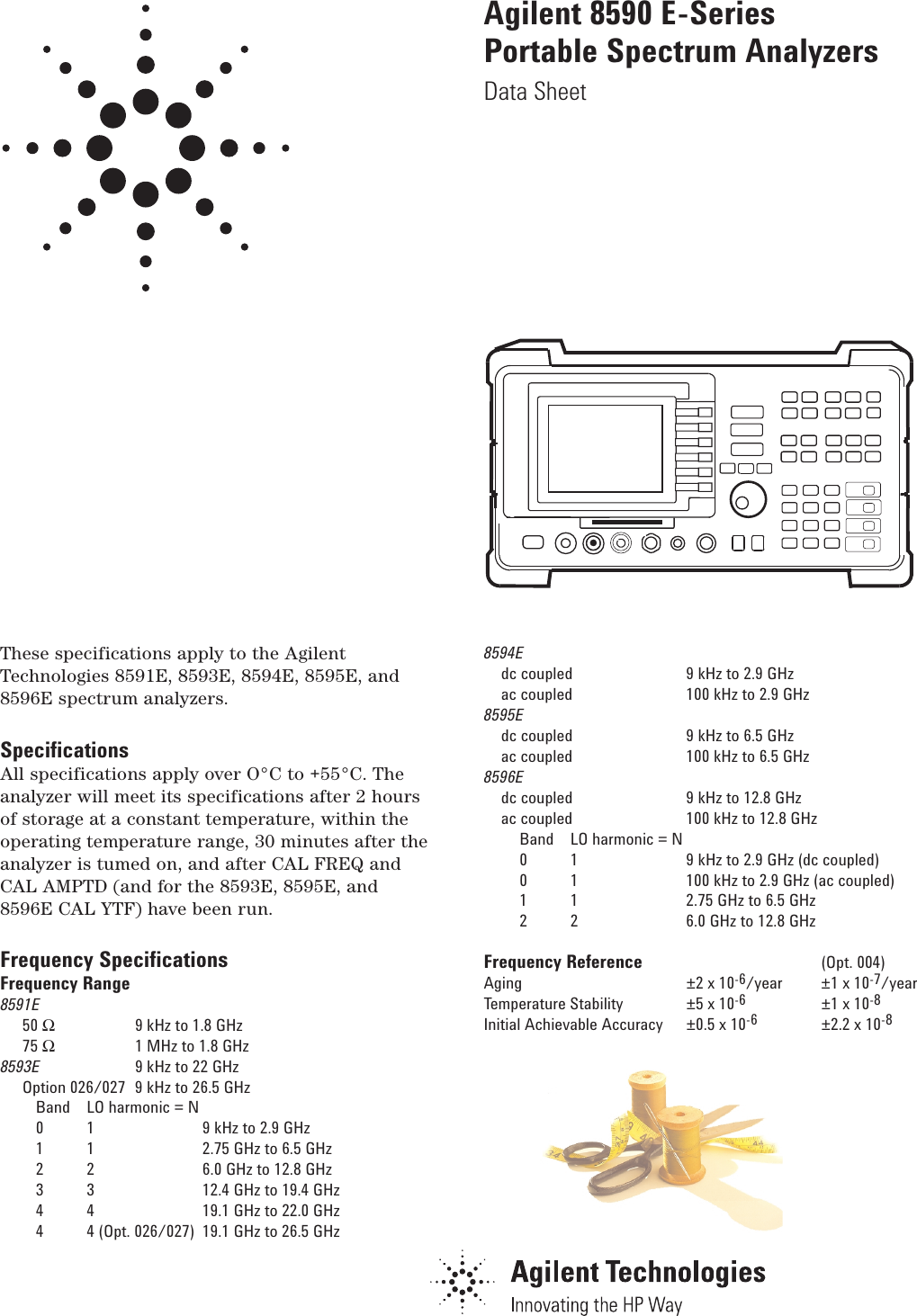 Page 1 of 7 - Agilent-Technologies Agilent-Technologies-Agilent-Technologies-Water-Dispenser-8591E-Users-Manual- 5963-6909e  Agilent-technologies-agilent-technologies-water-dispenser-8591e-users-manual