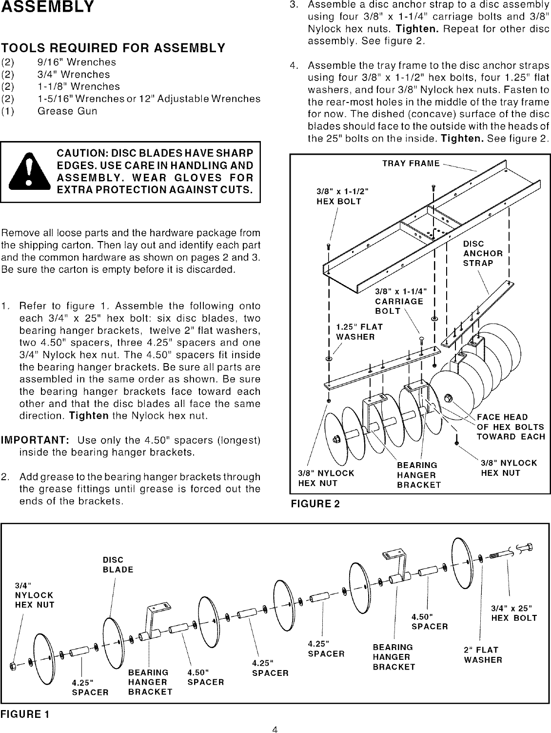 Page 4 of 8 - Agri-Fab 45-0356 User Manual  CULTIVATOR - Manuals And Guides L0406291