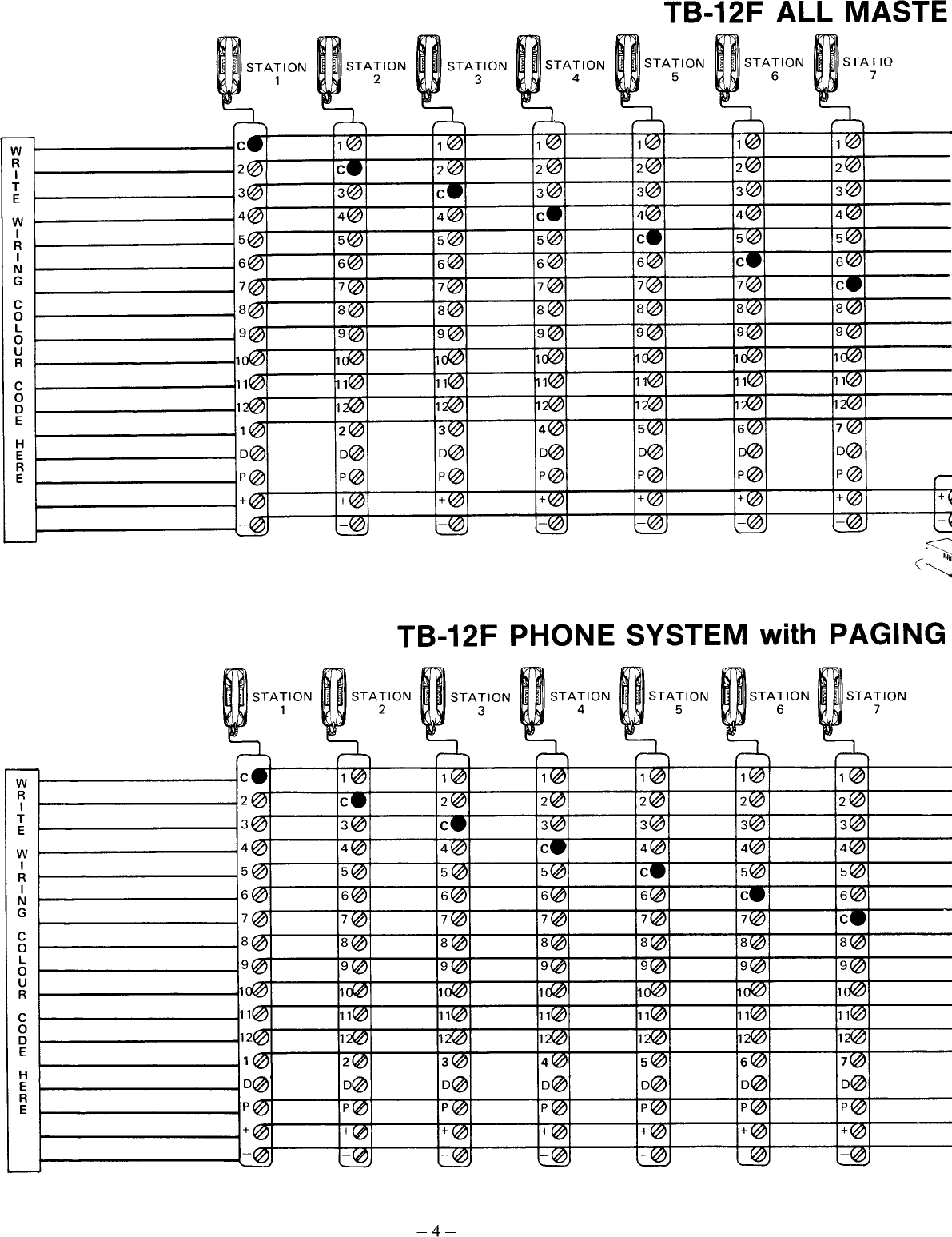 Page 4 of 8 - Aiphone Aiphone-Communica-Tb-12F-Users-Manual-  Aiphone-communica-tb-12f-users-manual