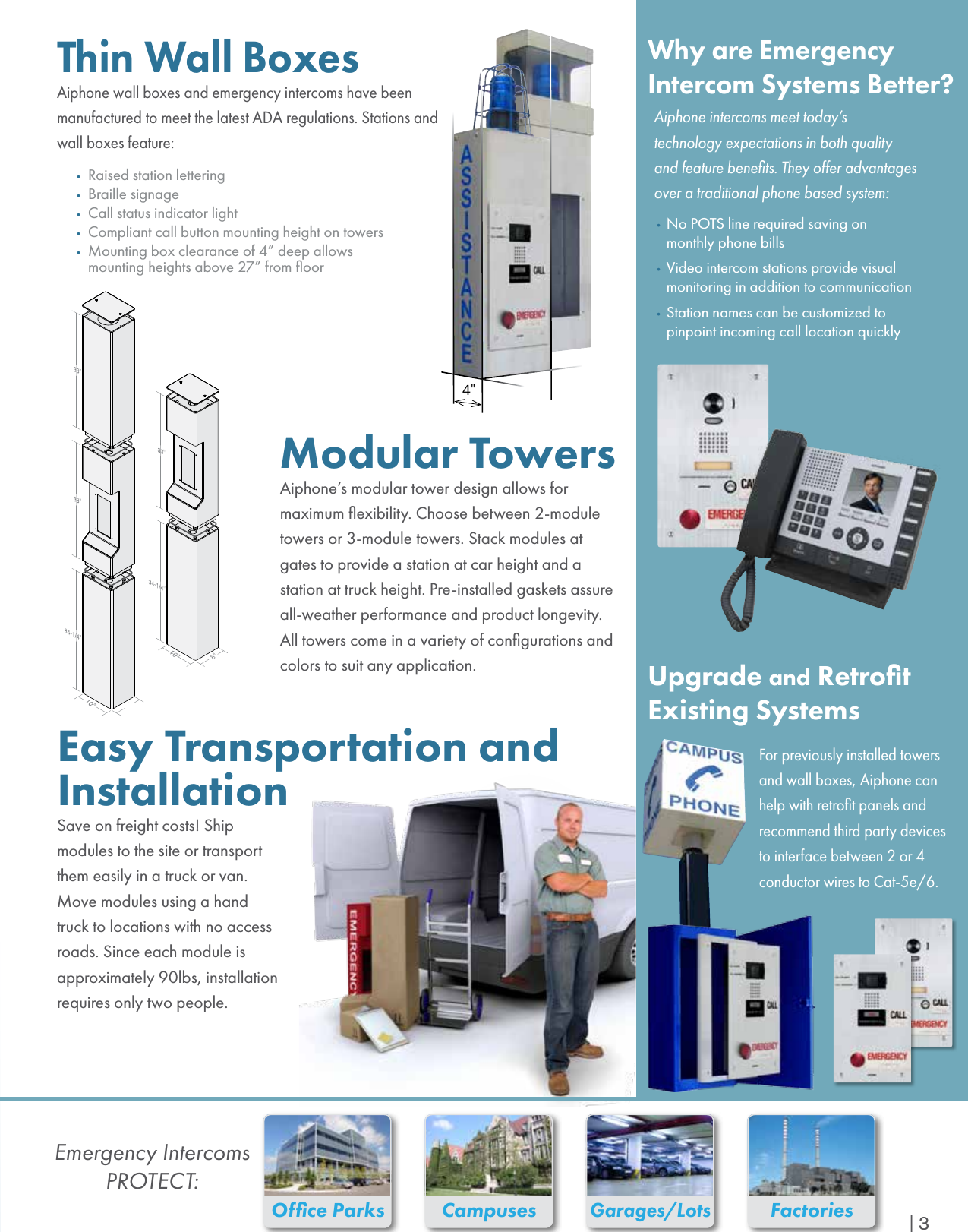 Page 3 of 4 - Aiphone Emergency And Assistance Intercoms Brochure