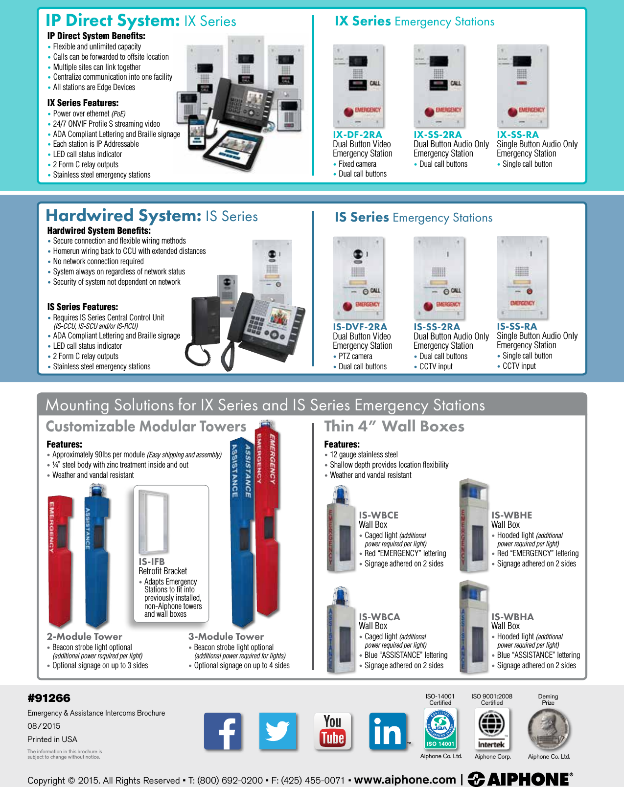 Page 4 of 4 - Aiphone Emergency And Assistance Intercoms Brochure