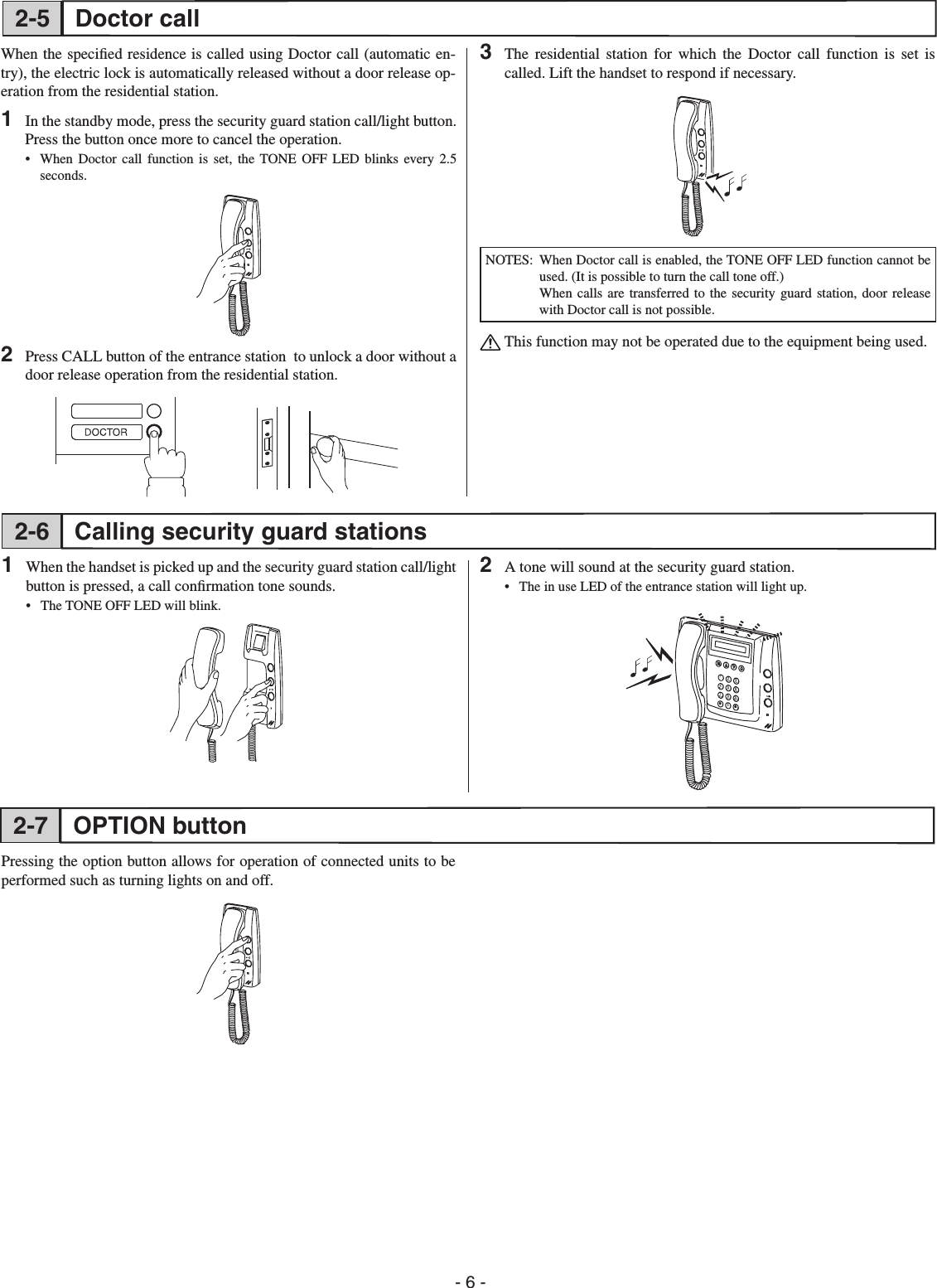 Page 6 of 8 - Aiphone GT1D取説-EN GT-1D Apartment Intercom System Residential Station GT-1DOperation Manual