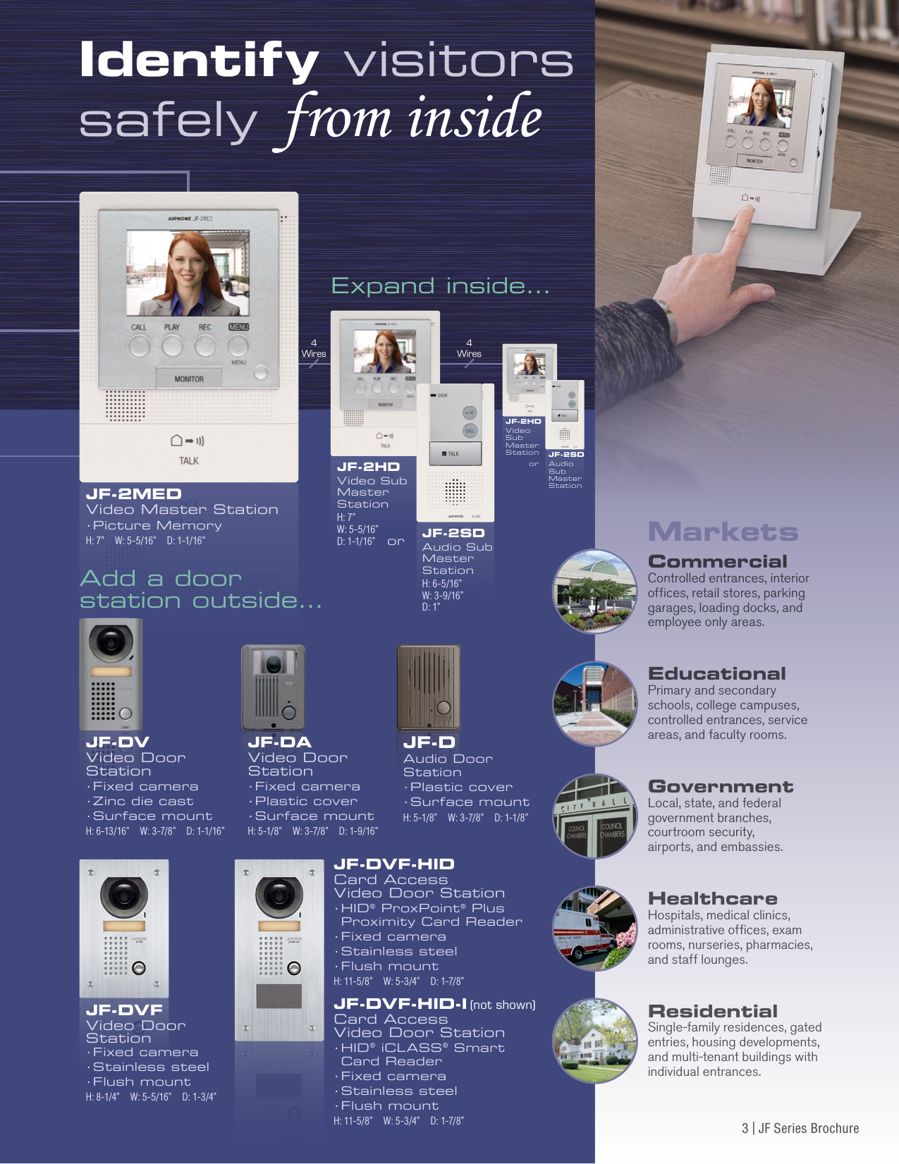 Page 3 of 4 - Aiphone  JF Series Brochure