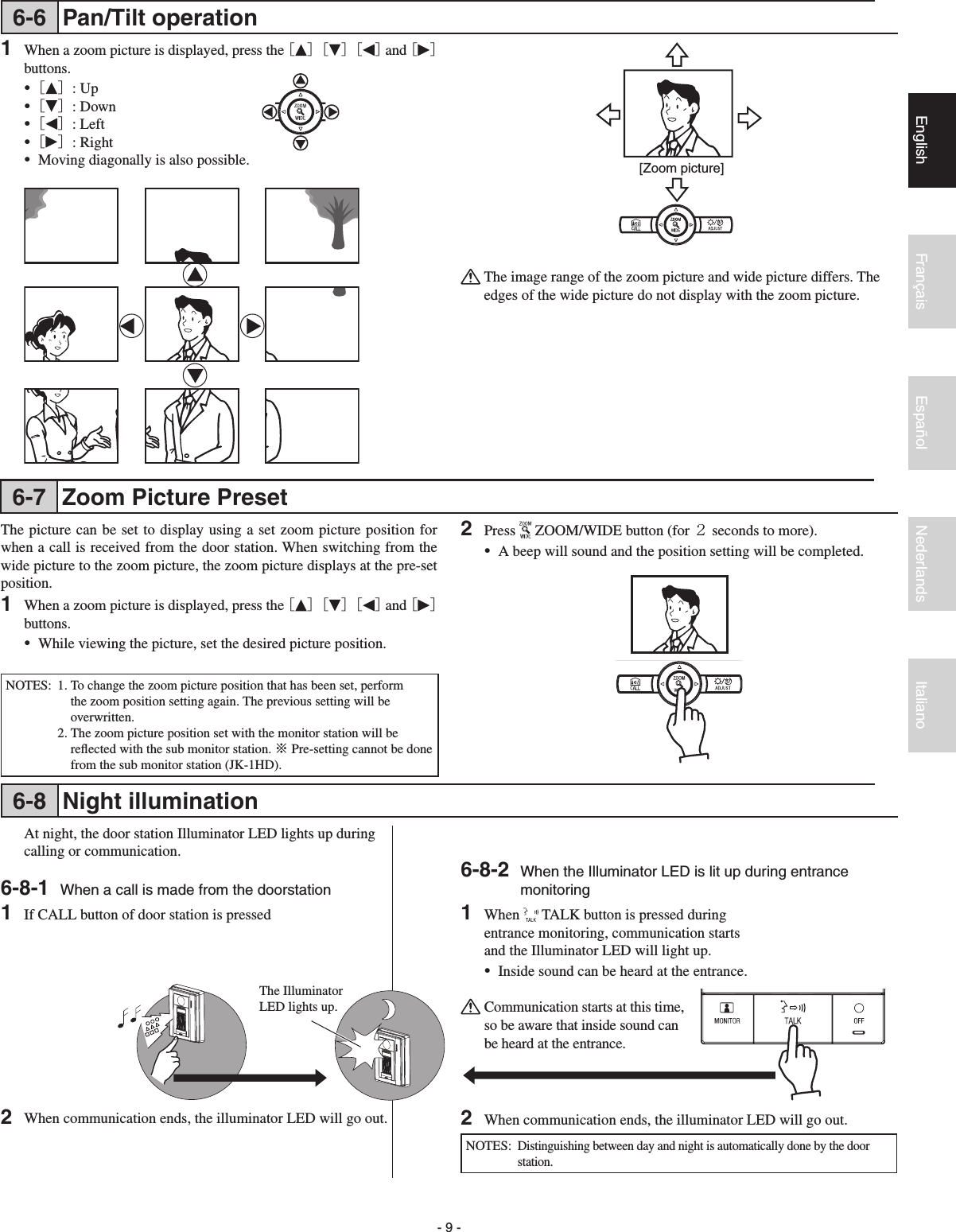 Page 9 of 12 - Aiphone JK-1MD_multi.indb JK-1MD Instructions Inst-Op Man