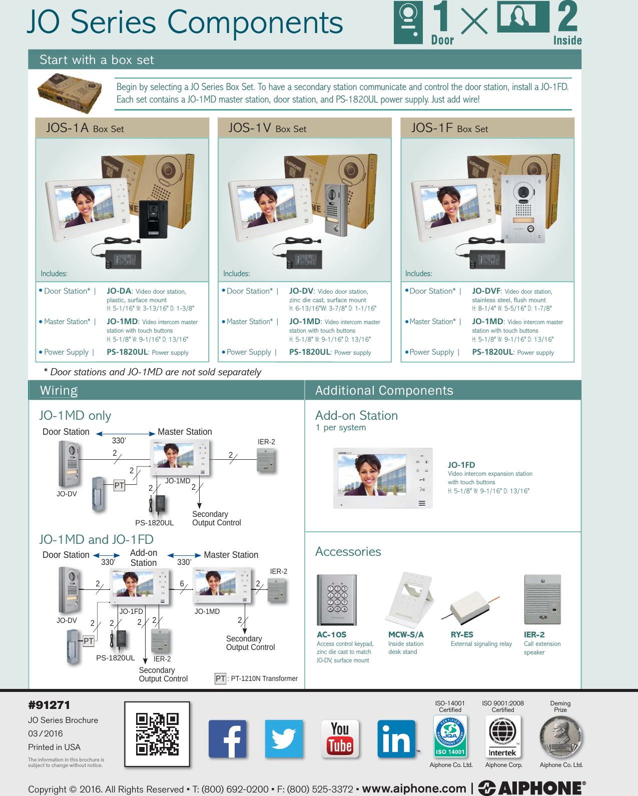 Page 4 of 4 - Aiphone JO Brochure Series