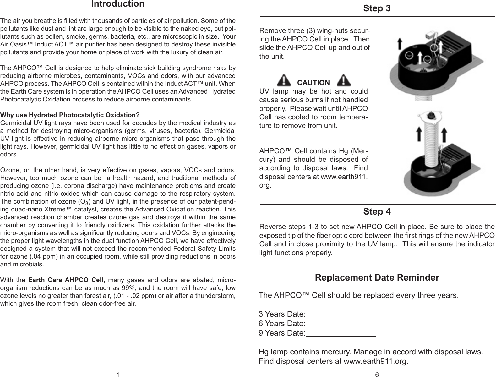 Page 2 of 6 - Air-Oasis Air-Oasis-Induct-9-Users-Manual-  Air-oasis-induct-9-users-manual